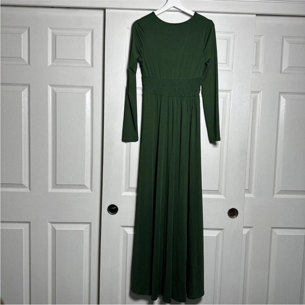 Baltic Born Ariana Medium Maxi Dress Forest Hunter Green Formal Wedding Guest - Picture 3 of 14